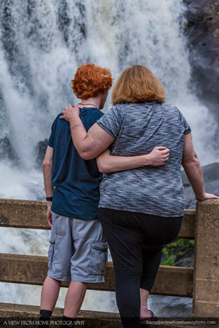 sam and diane portrait at waterfall, waterfall portrait, portrait photography, portrait photographer